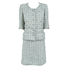 Chanel Gisele Bundchen Style New Beige Tweed Ensemble 38 FR