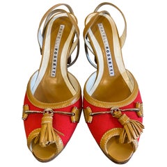 Sandalias Fratelli Rossetti rojas y ocres