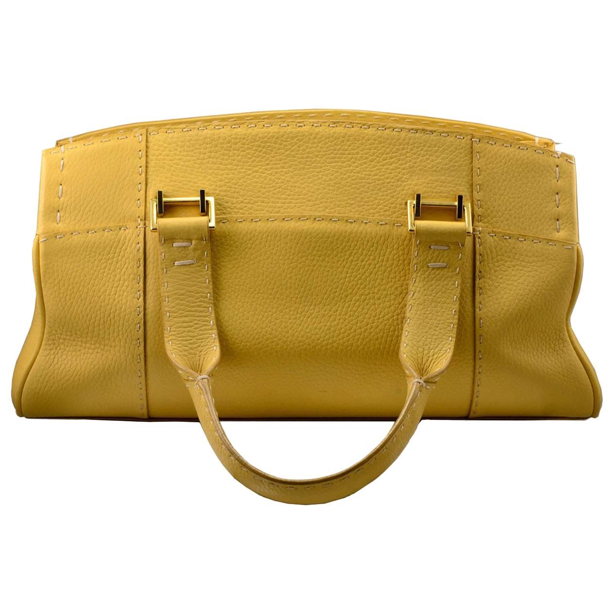 VBH Sunshine Yellow Day Bag For Sale