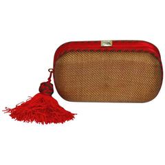 Rare Bottega Veneta Tag and Red Knot Bag