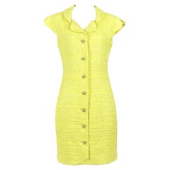 Chanel 8K$ CC Jewel Gripoix Buttons Tweed Dress 38 FR