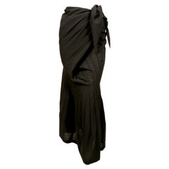 1997 Junya Watanabe Comme Des Garcons noir RUNWAY jupe portefeuille