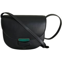 celine dark blue troutter small