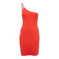 Preen By Thornton Bregazzi Redly Jersey One Shoulder Bodycon Dress M.