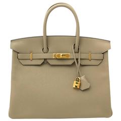 Hermès Birkin 35 Taurillon Clemence Sauge 11