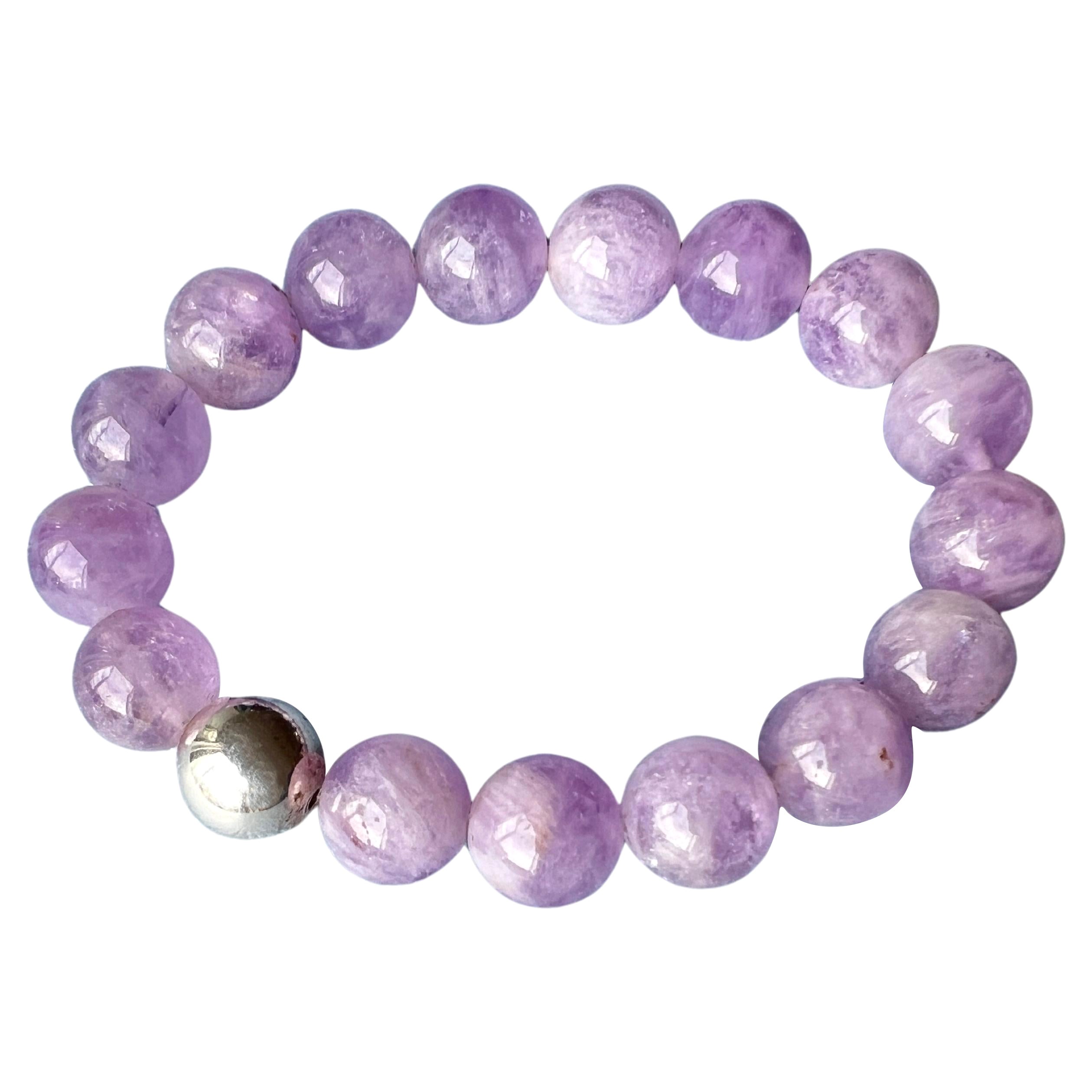 Pulsera Amhetyst Plata