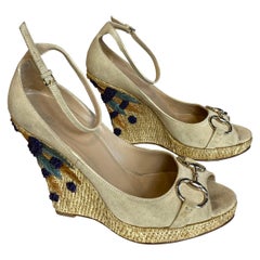 Gucci Horsebit sandalias altas con puntera abierta