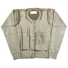 Maison Martin Margiela Autumn-Winter 1998 plastic coated cardigan and vest set 8