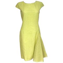 New Giambattista Valli Lime Lace Dress IT 40 UK 8 