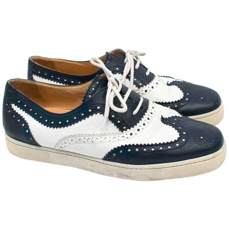 Christian Louboutin Men's Leather Brogue Trainers  For Sale