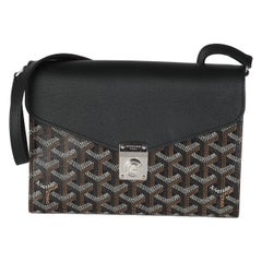 Used Goyard Black Goyardine Canvas Chypre Wallet Pouch