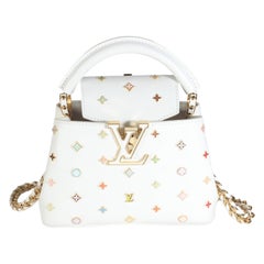 Louis Vuitton x TM White Taurillon Mini Capucines