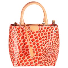 Louis Vuitton Sugar Pink Poppy Vernis Jungle Dots Open Tote