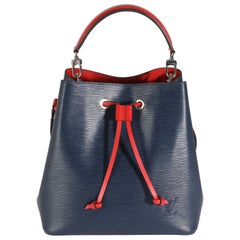 Louis Vuitton Indigofarbener Coquelicot Epi Neonoe MM
