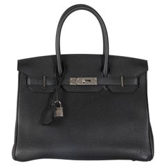 Hermès Black Togo Birkin 30 PHW
