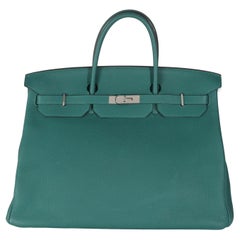 Hermès Malachite Togo Birkin 40 PHW