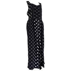 Style Avant Blu white pois Dress jumpsuit 7
