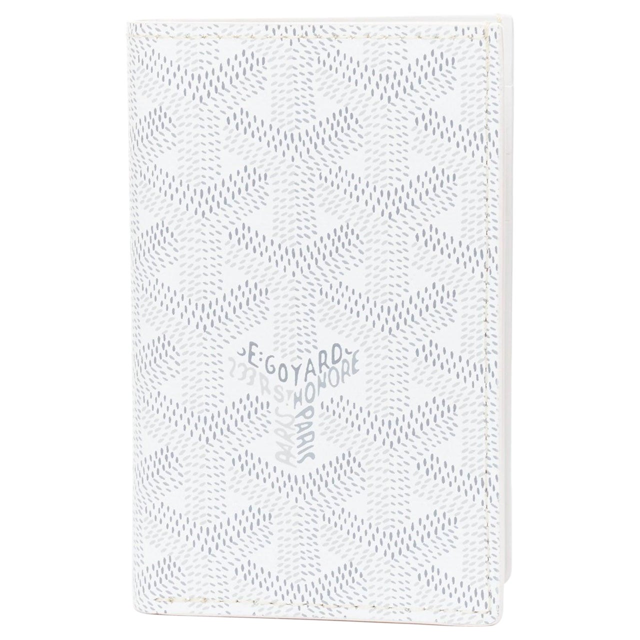 GOYARD Goyardine Saint-Pierre 2 grey white monogram bifold wallet
