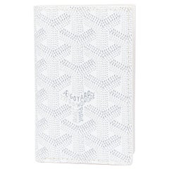 Used GOYARD Goyardine Saint-Pierre 2 grey white monogram bifold wallet