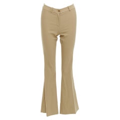 Pantalon évasé MICHAEL KORS Collection kaki taille US0 XS
