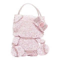 ANTEPRIMA Hello Kitty Sanrio Rosa PVC-Draht-Kristallbesetzte Tasche