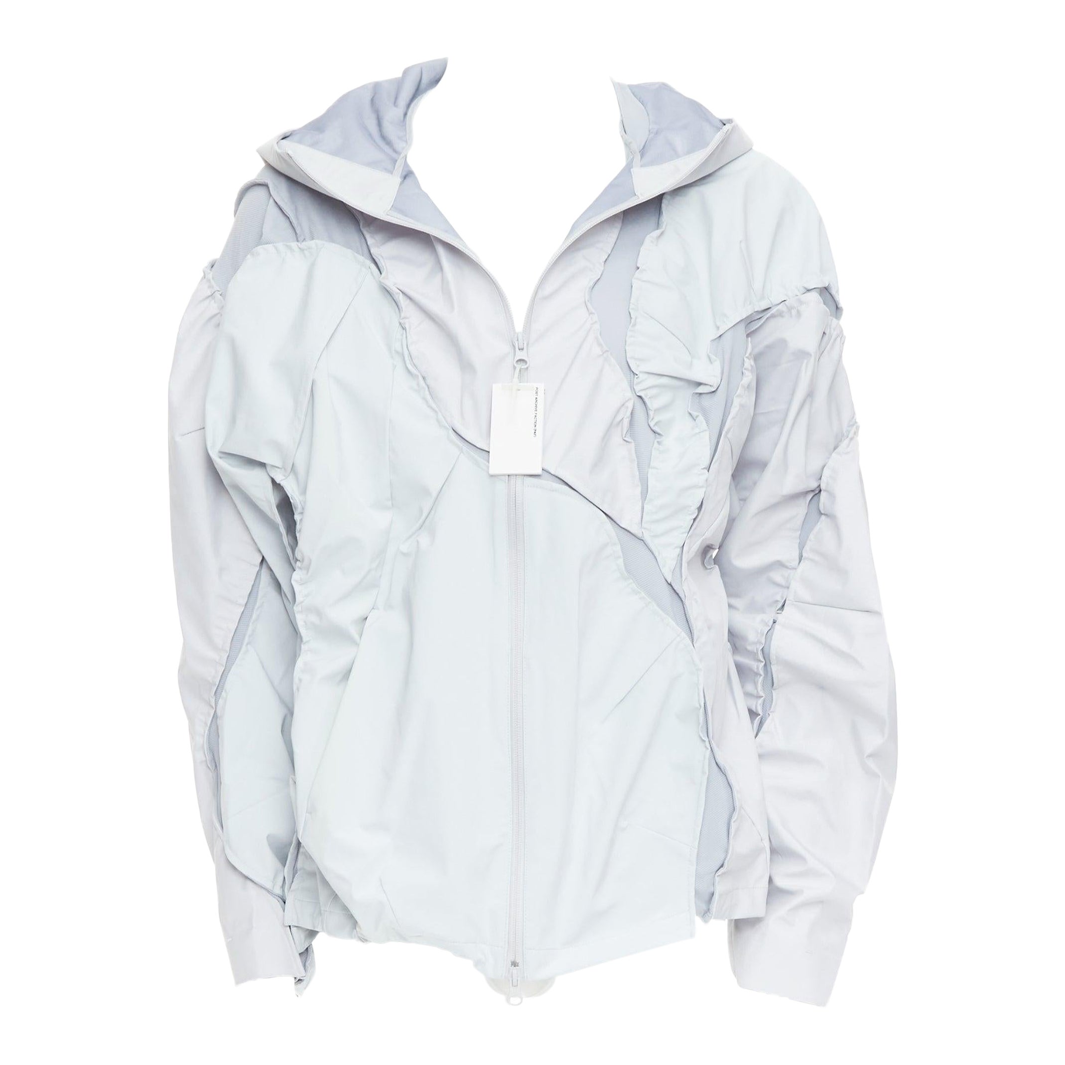 POST ARCHIVE FACTION 6.0 Technical Left Ice baby blue track jacket L