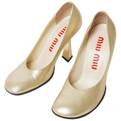 S/S 1998 Miu Miu Runway Mirror Heel Pumps