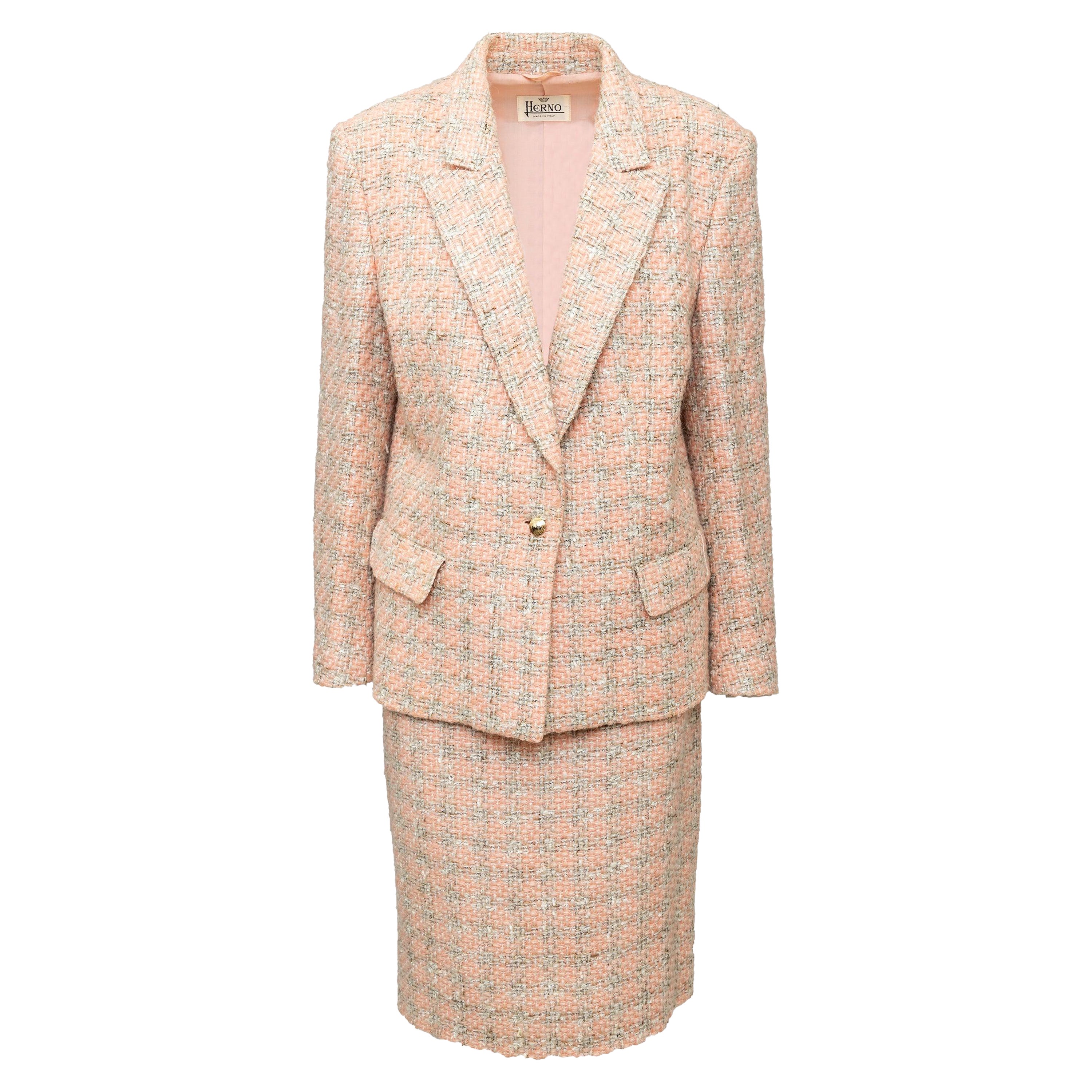 Set Herno in lana e tweed - anni '80 in vendita