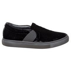 Lanvin Velvet Slip-on Sneakers - '10s