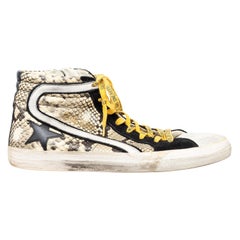Golden Goose Printed Snakeskin Sneakers - '10s