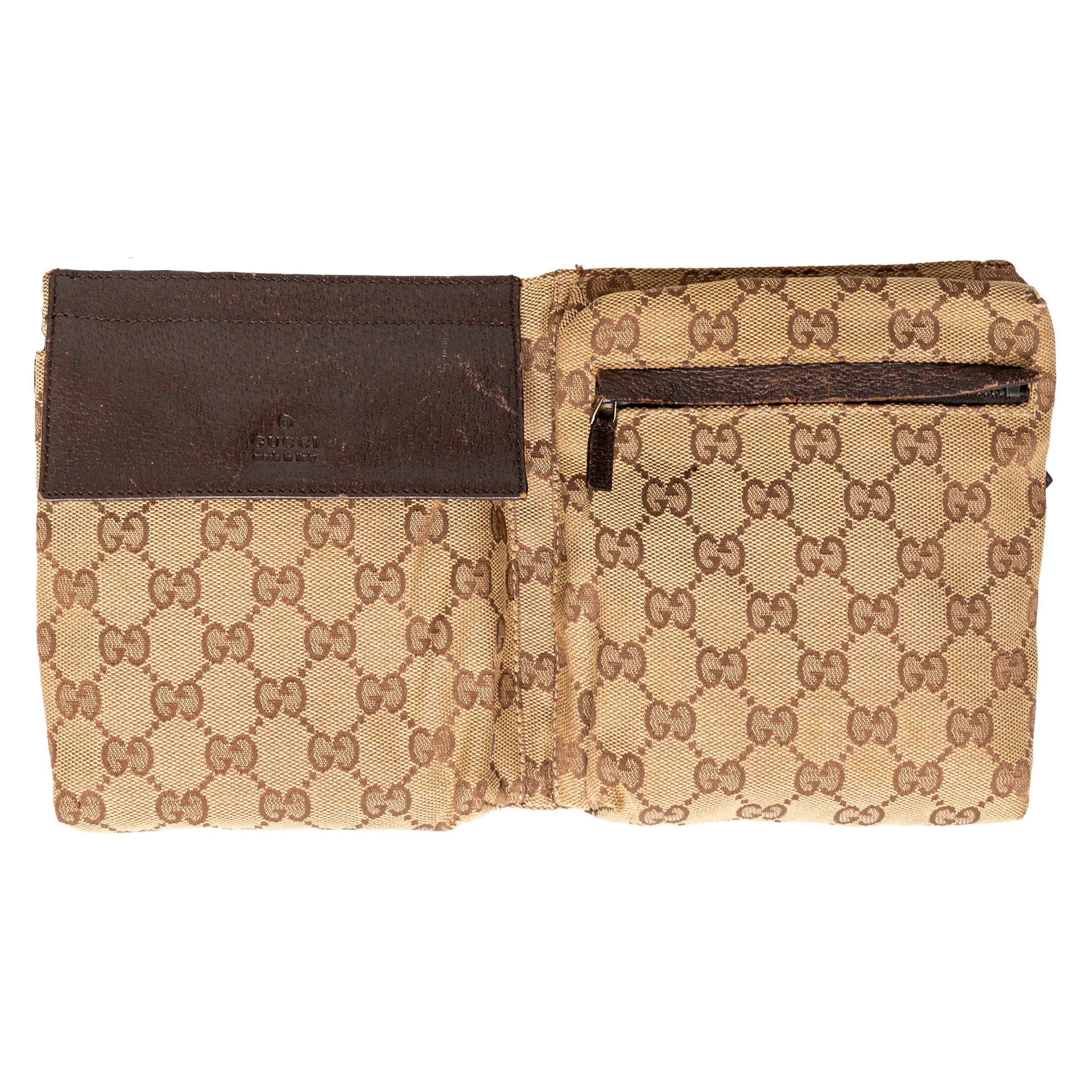 Gucci Monogram Canvas Belt Bag - '00s For Sale