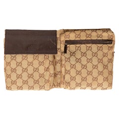 Gucci Gürteltasche mit Monogramm aus Segeltuch - 00er Jahre