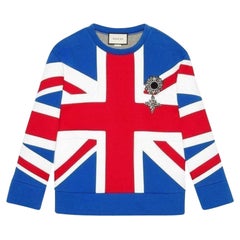 Gucci Union Jack Jersey Sweatshirt M
