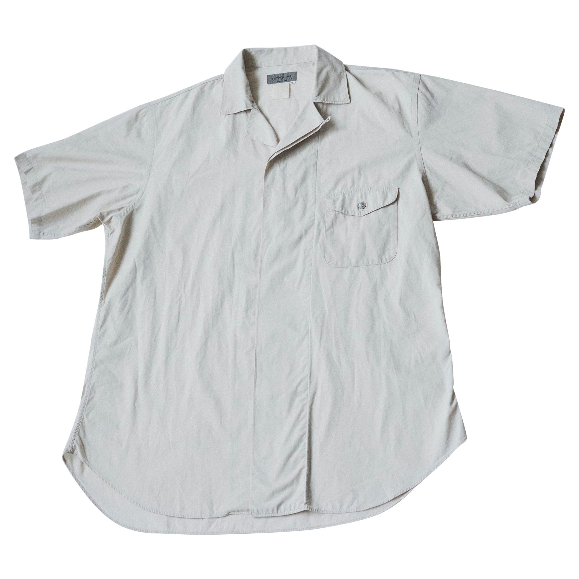 1990s vintage Yohji Yamamoto Oversized Bowling Shirt For Sale