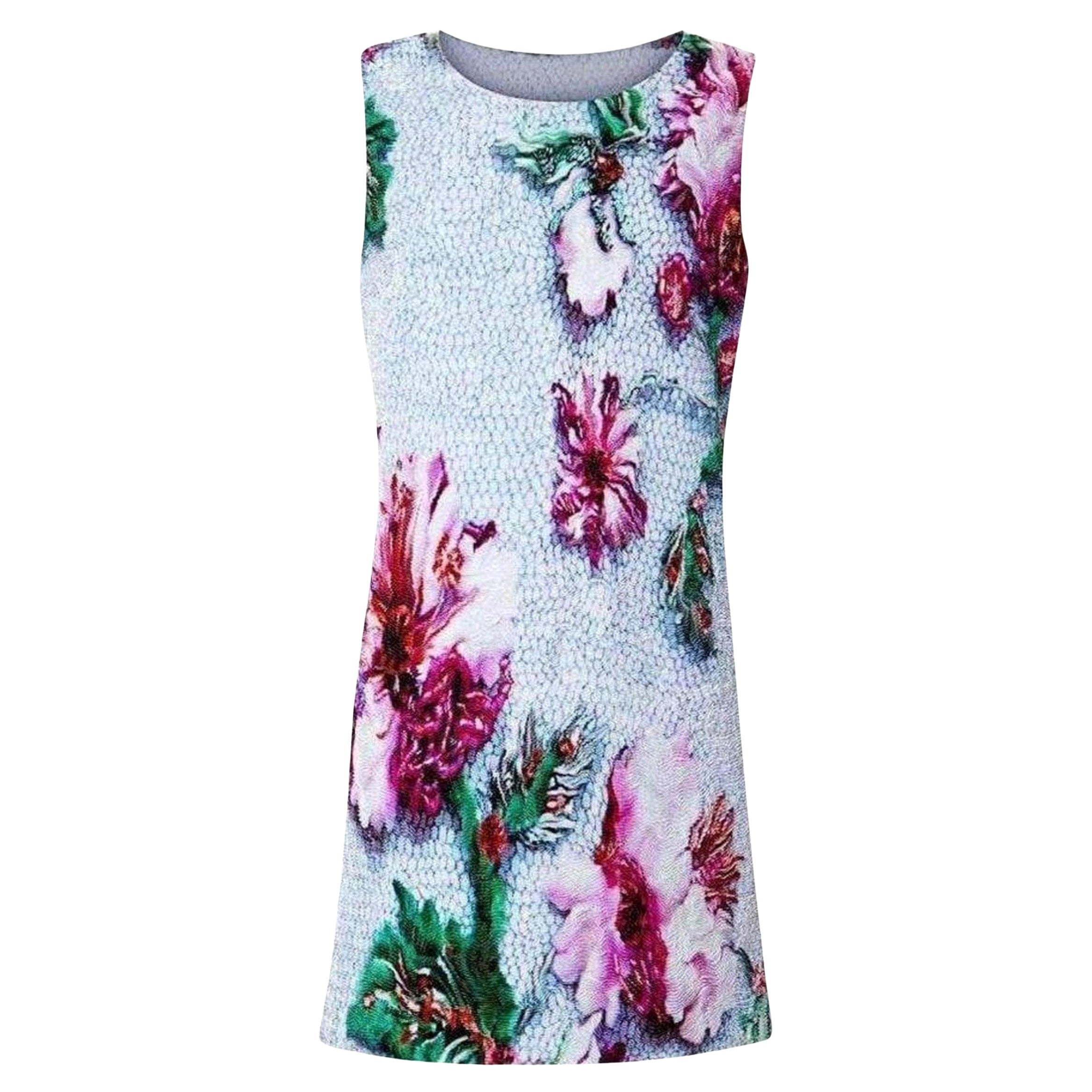 Mary Katrantzou Vestido Goldie con estampado floral UK 10 / US 6 en venta