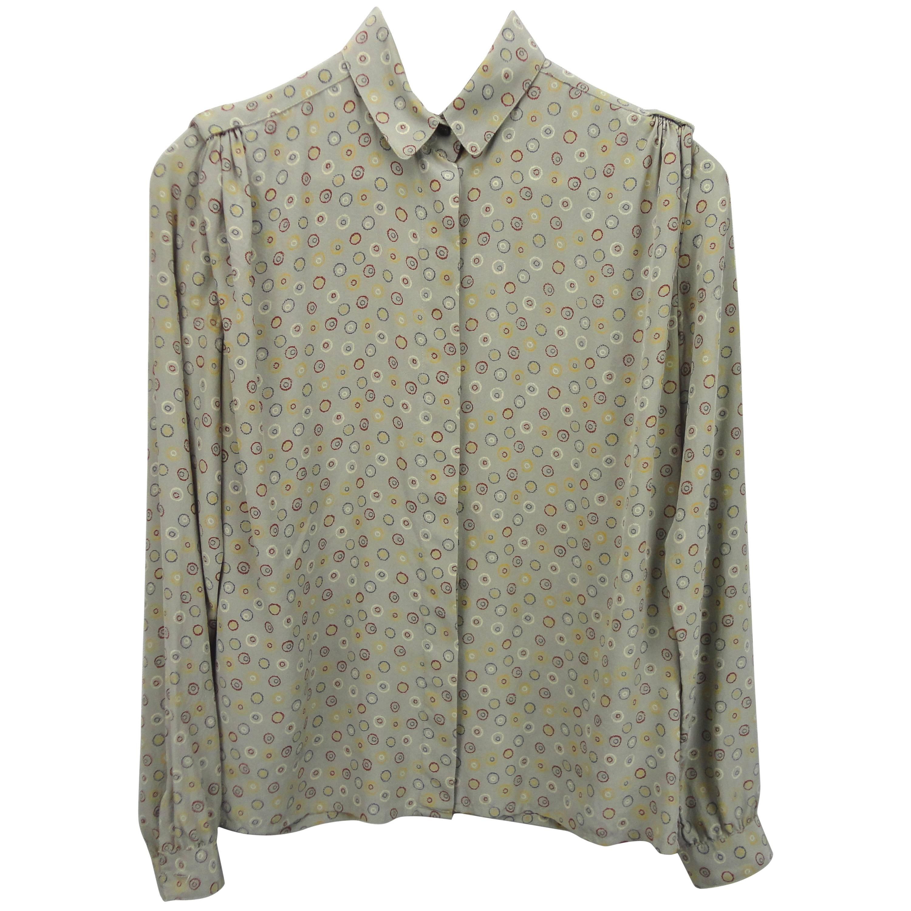 Vintage Christian Dior Silk Shirt