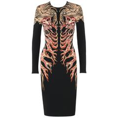 ALEXANDER McQUEEN A/W 2010 "Angels & Demons" "Hells Angels" Sheath Dress RARE 5