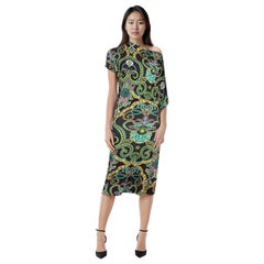 Etro - Robe midi à motifs abstraits, taille S
