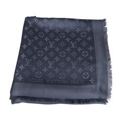 Louis Vuitton Carbone Monogram Classic Shawl
