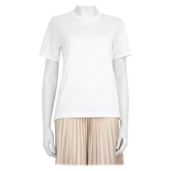 Burberry White EKD Print Crewneck T-Shirt Size XS