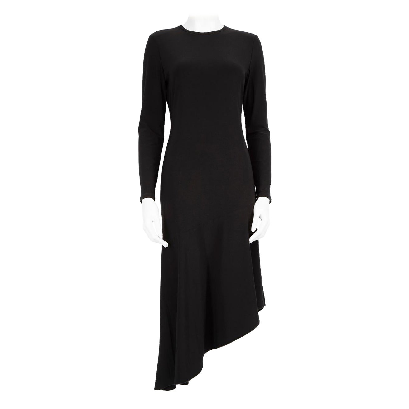 Max Mara Max Mara Leisure Gelly Asymmetric Hem Midi Dress Size M For Sale