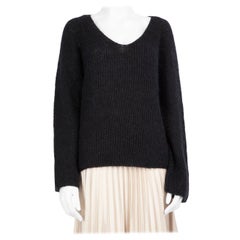 Max Mara Max Mara Leisure Black Waser Wool Jumper Size XL