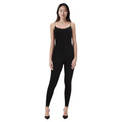 Chanel Black Sleeveless Skinny Fit Jumpsuit Size S