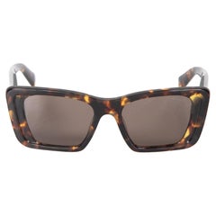 Prada Havana Honey Tortoiseshell Butterfly Sunglasses