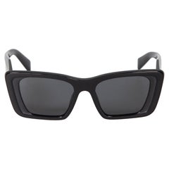 Prada Black Tinted Butterfly Sunglasses