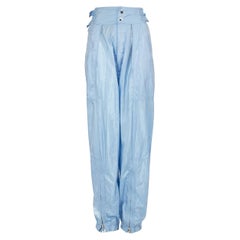 Isabel Marant Blue Buckle Detail Joggers Size M