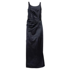 Fendi FW23 Navy Maxi Sleeveless Dress Size S