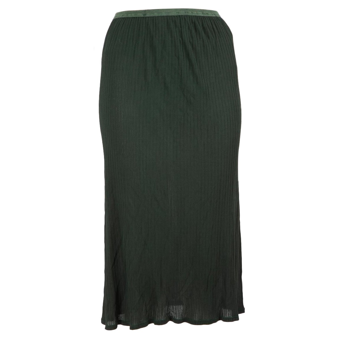Missoni Falda elástica verde hasta la rodilla Talla S