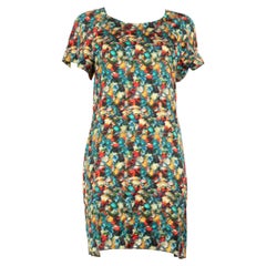 Mini vestido abstracto de manga corta Erdem Talla M