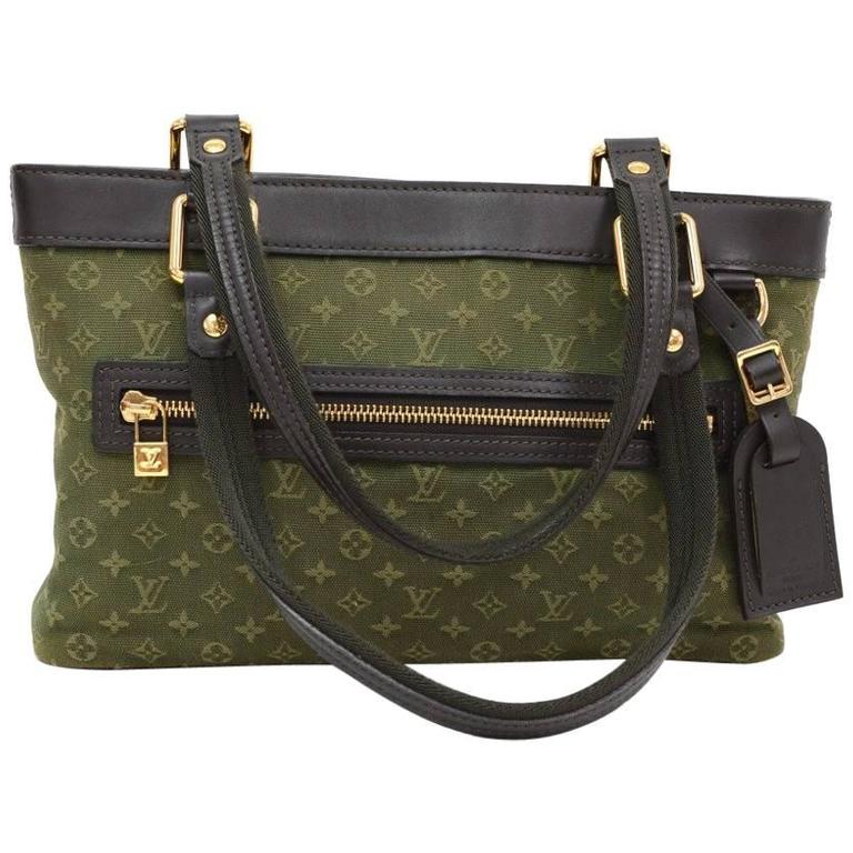 dark green louis vuitton bag